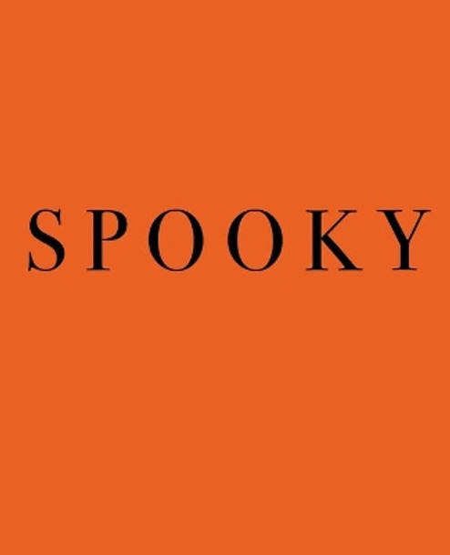Spooky: A decorative Halloween book - Stack deco books together to create a custom Halloween phrase or message in any room - Perfect for party tables, bookshelves and interior design styling by Urban Decor Studio 9781688382299