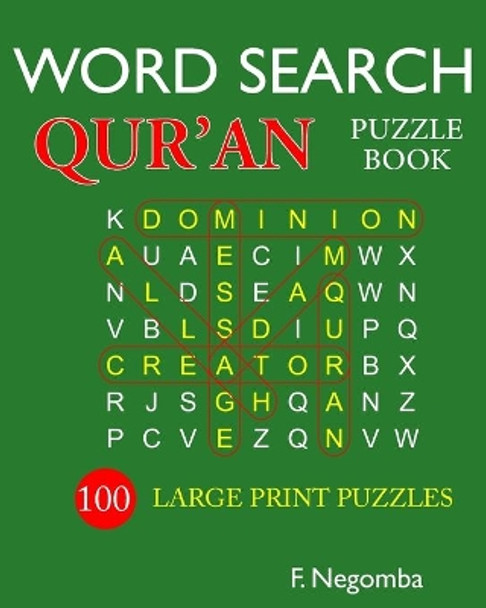 Word Search Qur'an Puzzle Book by F Negomba 9798678682628