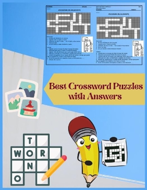 Best Crossword Puzzles with Answers: Greatest fun and Entertaining Puzzles Book by Activity Books Planet 9798745465260