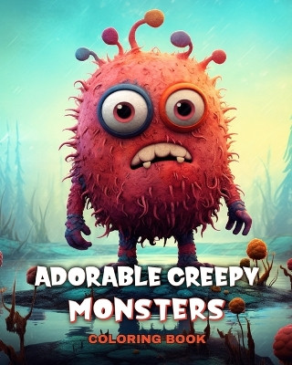 Adorable Creepy Monsters Coloring Book: Fantasy Creatures Coloring Pages for Adults and Teens by Regina Peay 9798210789082