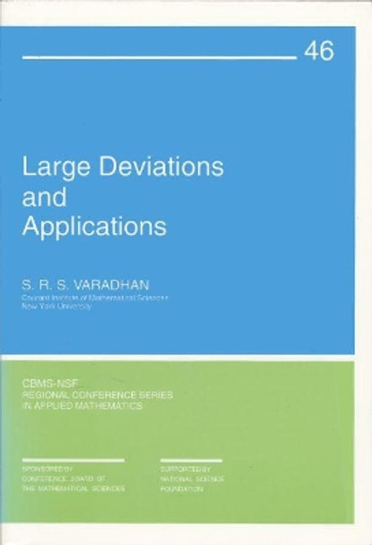 Large Deviations and Applications by S. R. S. Varadhan 9780898711899