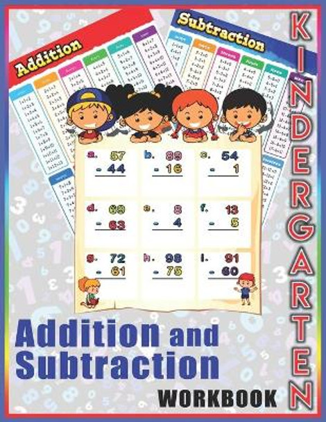 Addition and Subtraction Workbook Kindergarten: Big Book of Math Practice Addition and Subtraction Workbook Kindergarten Ages 3-10 (Coloring and Workbook For Kids) by Rrssmm Books 9798699869893