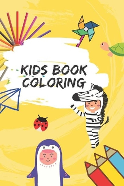 kids coloring book: CUTE Animal Coloring Book For Kids Aged 3 & up. by Secret Wish 9798667087540