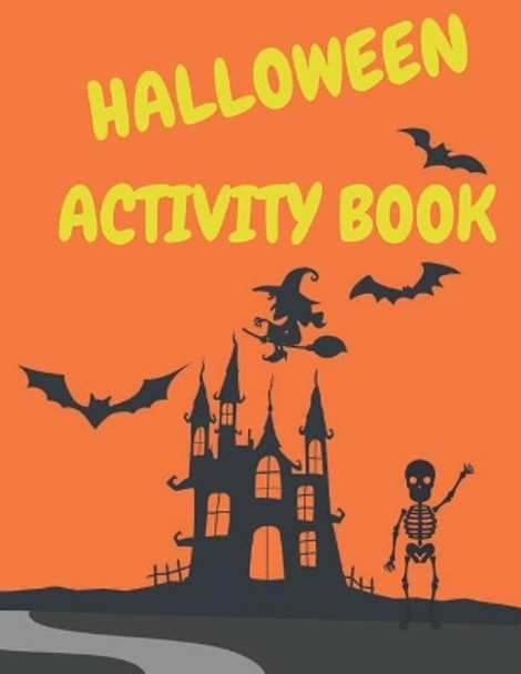 Halloween Activity Book: For Kids: Mazes Word Search Coloring Book by I Can Guess 9798688868760