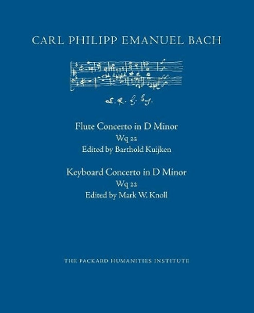 Concerto in D Minor, Wq 22 by Mark W Knoll 9781719486385