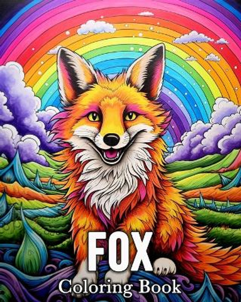 Fox Coloring book: 50 Cute Images for Stress Relief and Relaxation by Mandykfm Bb 9798880517015