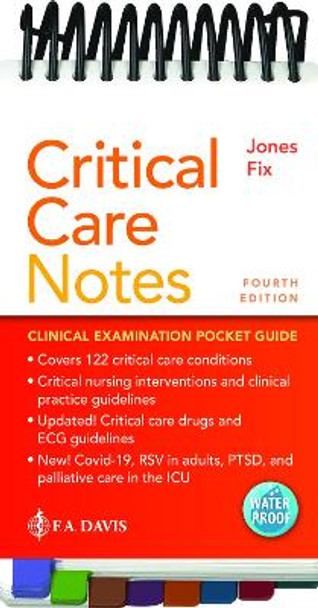Critical Care Notes: Clinical Pocket Guide by Janice Jones 9781719650373