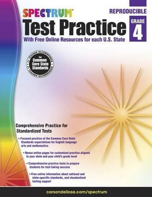 Spectrum Test Practice, Grade 4 by Spectrum 9781620575963