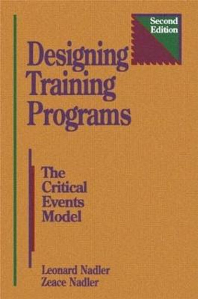 Designing Training Programs by Zeace Nadler