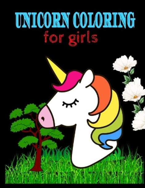 Unicorn Coloring for Girls: 8.5 X 11 inches 100 pages Children's Coloring Book, animal coloring books for kids by Book Color 9798681906049