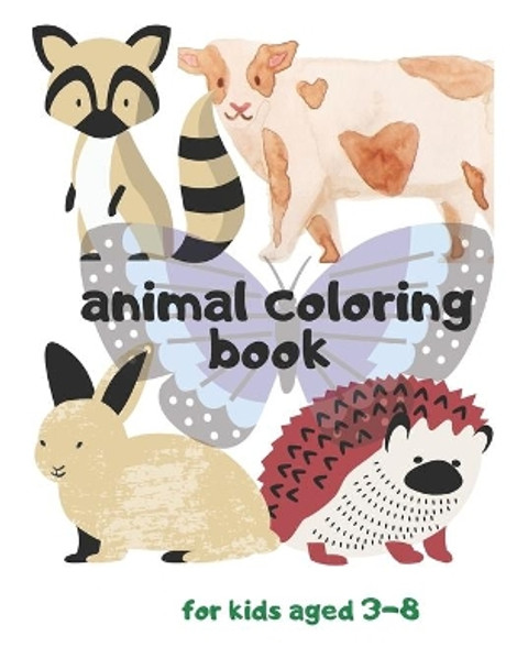 animal coloring book for kids aged 3-8: kids animal coloring book for kids aged 3-8: size 8.5*11 inshes, 34 pages, coloring book by Jack Coloring Book 9798656788496