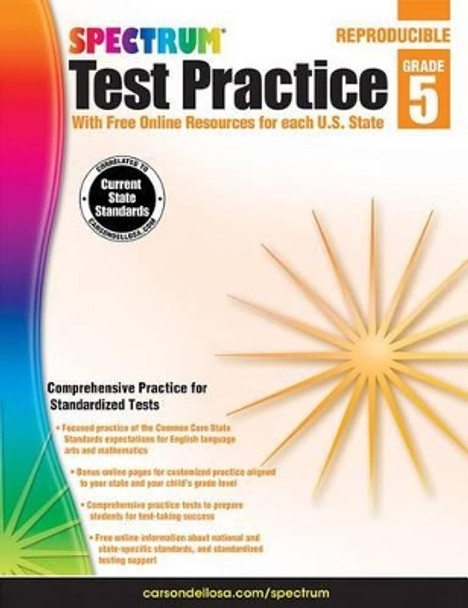 Spectrum Test Practice, Grade 5 by Spectrum 9781620575970