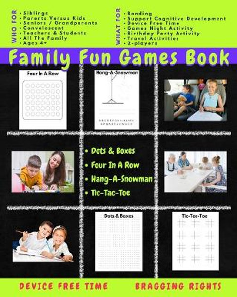 Family Fun Games Book: Device Free Time For Siblings, Parents, Grandparents, Convalescents, Seniors, Students & Teachers Bonding Time & Travel Activities by Pickney Things 9798632810043