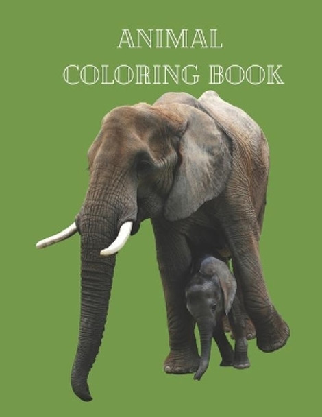 Animal Coloring Book: Actvity Coloring Pages for Kids by Anima Vero 9798697436103