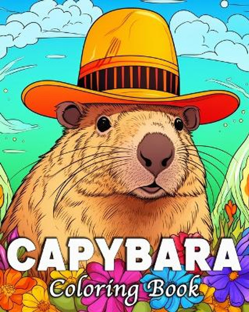 Capybara Coloring Book: 50 Unique Ilustrations for Stress Relief and Relaxation by Tom Busch 9798881337506