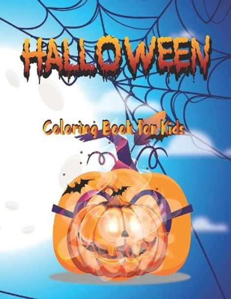 Halloween Coloring Book for kids: Halloween Coloring Book 50 cute coloring pages unique design 8.5 x 11 by Coloring Book Press 9798676004569