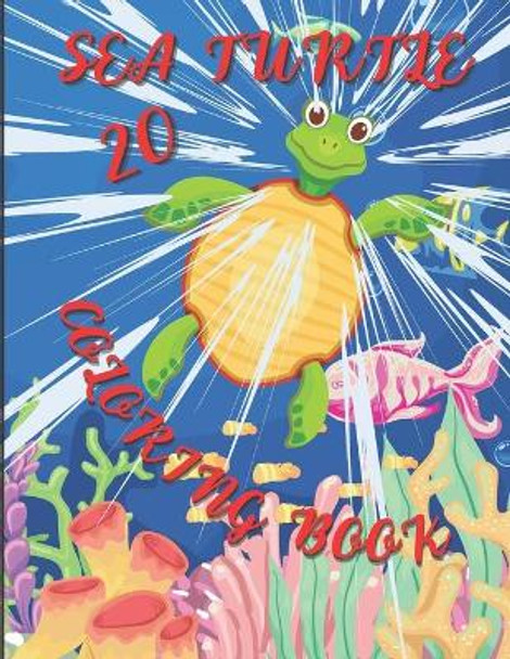 Sea Turtle Coloring Book: For Kids and Adults with Fun, Easy, and Stress-relief, Coloring Book For Grown-ups by I S Art 9798747142282