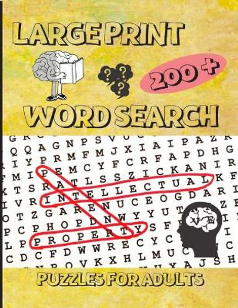 200+ Large Print Word Search Puzzles for Adults: Word Search Book for Adults Large Print with 200 Puzzles with Solutions - 8.5x11 inches / 256 pages by Sudokugam Kit 9798575691174