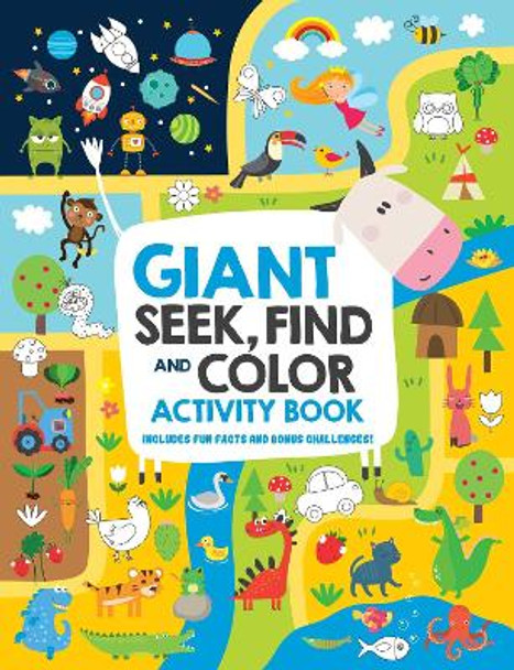 Giant Seek, Find, and Color Activity Book: Includes Fun Facts and Bonus Challenges! by Clorophyl Editions