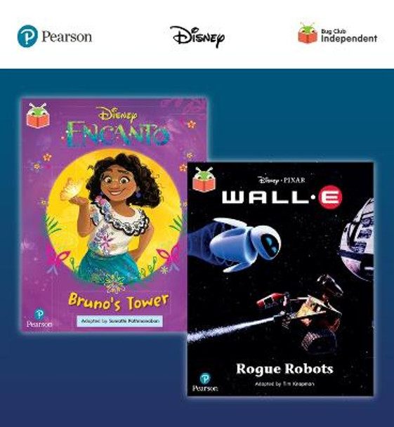 Pearson Bug Club Disney Year 2 Pack C, including Turquoise and Gold book band readers; Encanto: Bruno's Tower, Wall-E: Rogue Robots by John Dougherty