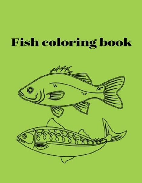 Fish coloring book by Donfrancisco Inc 9798728530480