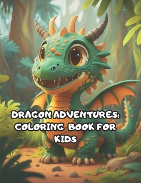 Dragon Adventures: Coloring Book for Kids by Maria Beatriz Dominguez 9798867400330