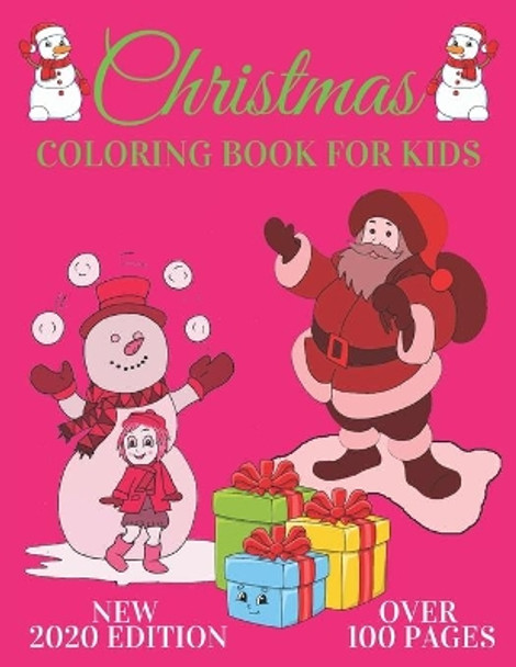 Christmas coloring book for kids: Christmas coloring book for kids ages 4-8 by Klingo Art 9798563904897