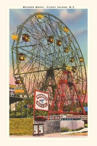 Vintage Journal Wonder Wheel, Coney Island, New York City by Found Image Press 9781669510581