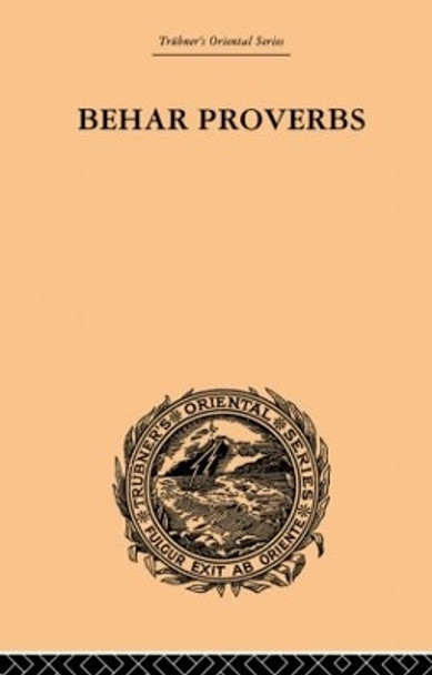 Behar Proverbs by John Christian 9780415868921