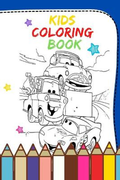 kids coloring book: CARS EDITION Coloring Book For Kids Aged 3 & up. by Secret Wish 9798667611486