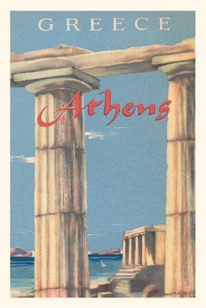 Vintage Journal Travel Poster for Athens, Greece by Found Image Press 9781648110009