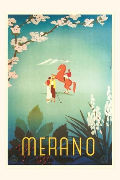 Vintage Journal Merano, Italy Travel Poster by Found Image Press 9781648113420