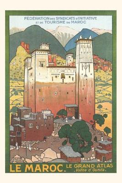 Vintage Journal Morocco Travel Poster by Found Image Press 9781648113345