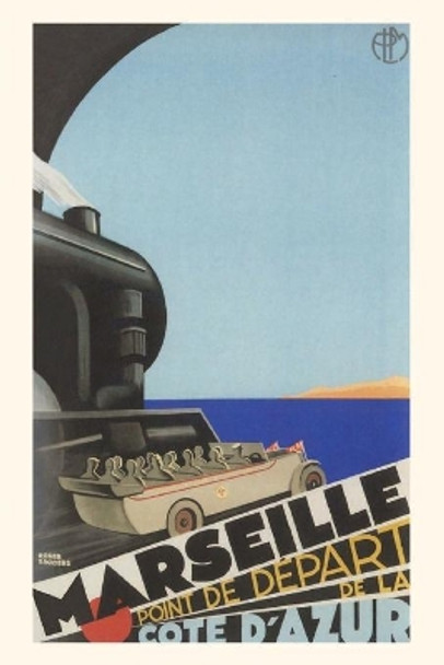 Vintage Journal Marseille Travel Poster by Found Image Press 9781648114816