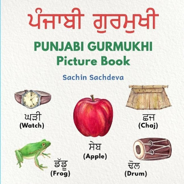 Punjabi Gurmukhi Picture Book: Your First Book for Punjabi Learning - Hand Painted with English Translation (Ages 3+) by Sachin Sachdeva 9781798184011