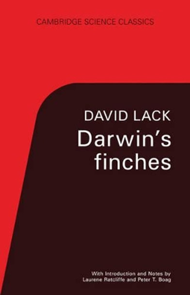 Darwin's Finches by David Lack 9780521272421