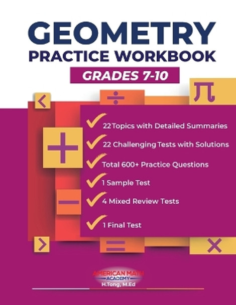 Geometry Practice Workbook by American Math Academy 9798869116550