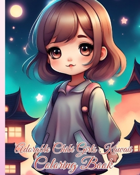 Adorable Chibi Girls Kawaii Coloring Book: Featuring Cute Designs in Anime Style, Fantasy Coloring Book For Kids, Teens by Thy Nguyen 9798881387433