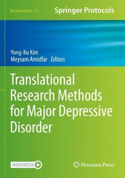 Translational Research Methods for Major Depressive Disorder by Yong-Ku Kim 9781071620854