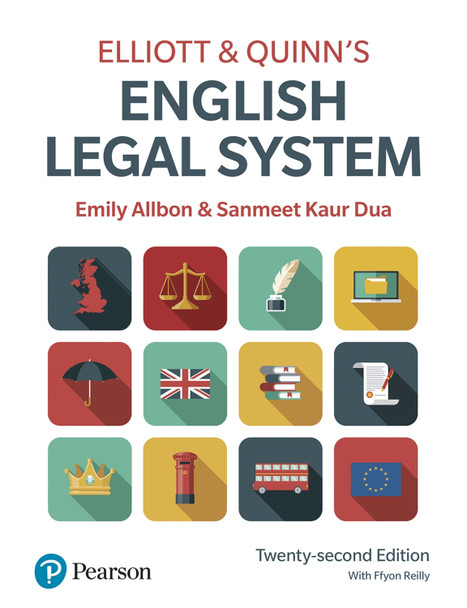 Elliott & Quinn's English Legal System Emily Allbon 9781292439013