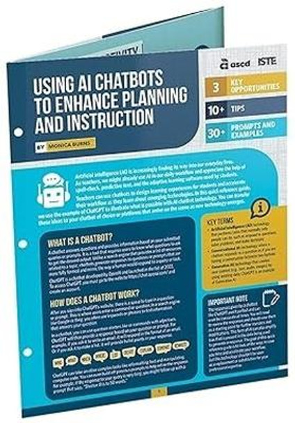 Using AI Chatbots to Enhance Planning and Instruction (Quick Reference Guide) Monica Burns 9781416632580