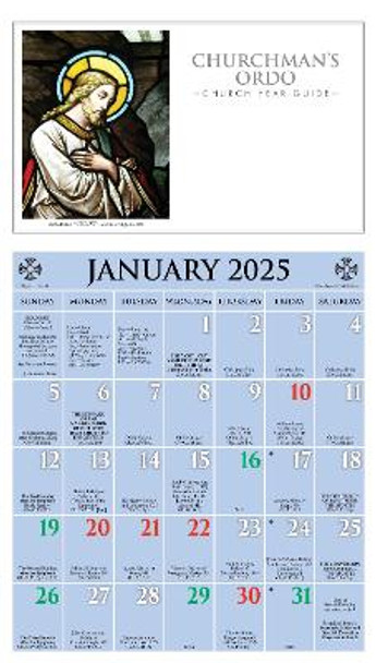 2025 Churchman's Ordo Kalendar: January 2025 through December 2025 Ashby Company 9781640656901