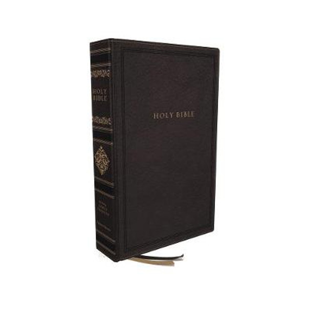 KJV, Personal Size Reference Bible, Sovereign Collection, Leathersoft, Black, Red Letter, Thumb Indexed, Comfort Print: Holy Bible, King James Version by Thomas Nelson