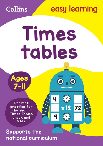 Times Tables Ages 7-11: New Edition (Collins Easy Learning KS2) by Collins Easy Learning 9780008134402 [USED COPY]