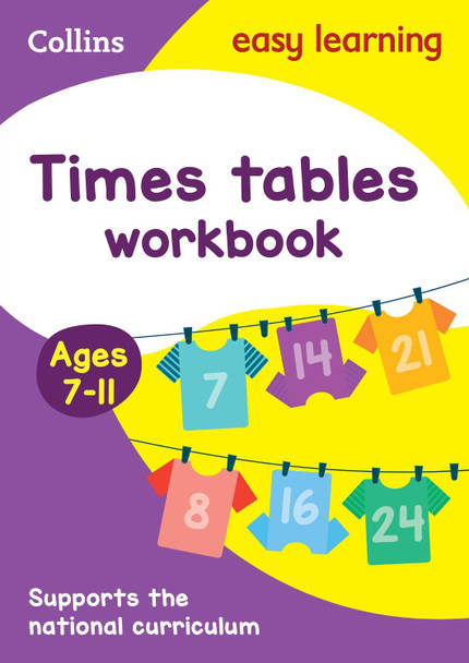 Times Tables Workbook Ages 7-11: New Edition (Collins Easy Learning KS2) by Collins Easy Learning 9780008134419 [USED COPY]