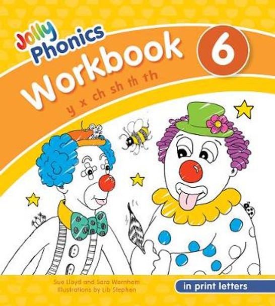 Jolly Phonics Workbook 6: in Print Letters (American English edition) by Sue Lloyd