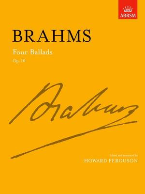 Four Ballads, Op. 10 by Johannes Brahms