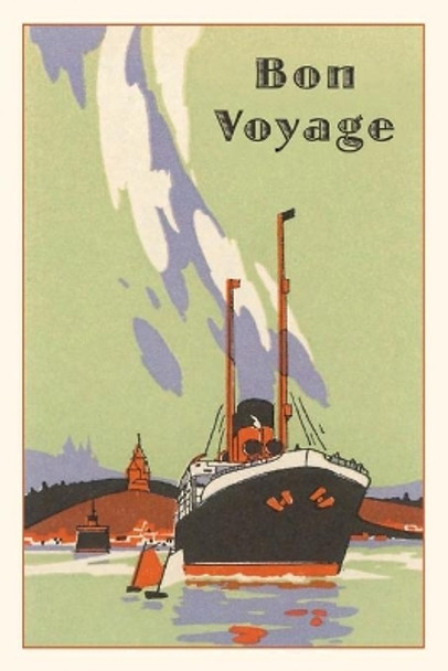 Vintage Journal Art Deco Ocean Liner Travel Poster by Found Image Press 9781648111167