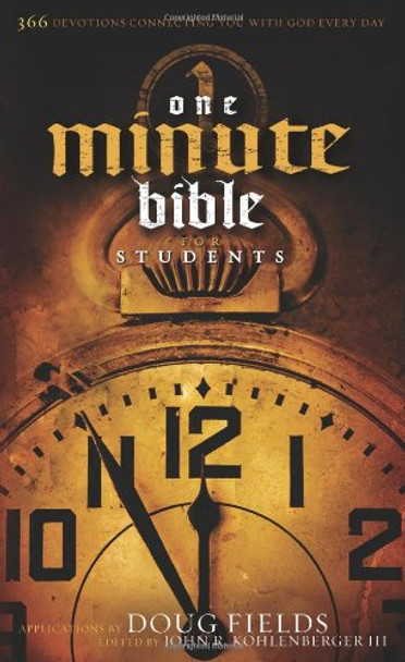 The HCSB One Minute Bible for Students, Trade Paper: 366 Devotions Connecting You with God Every Day by Doug Fields 9780805445404 [USED COPY]