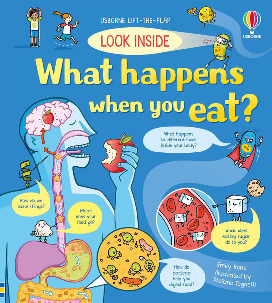 Look Inside What Happens When You Eat by Emily Bone 9781474952958 [USED COPY]